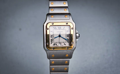 Cartier Santos Galbée 1566 Quarzo