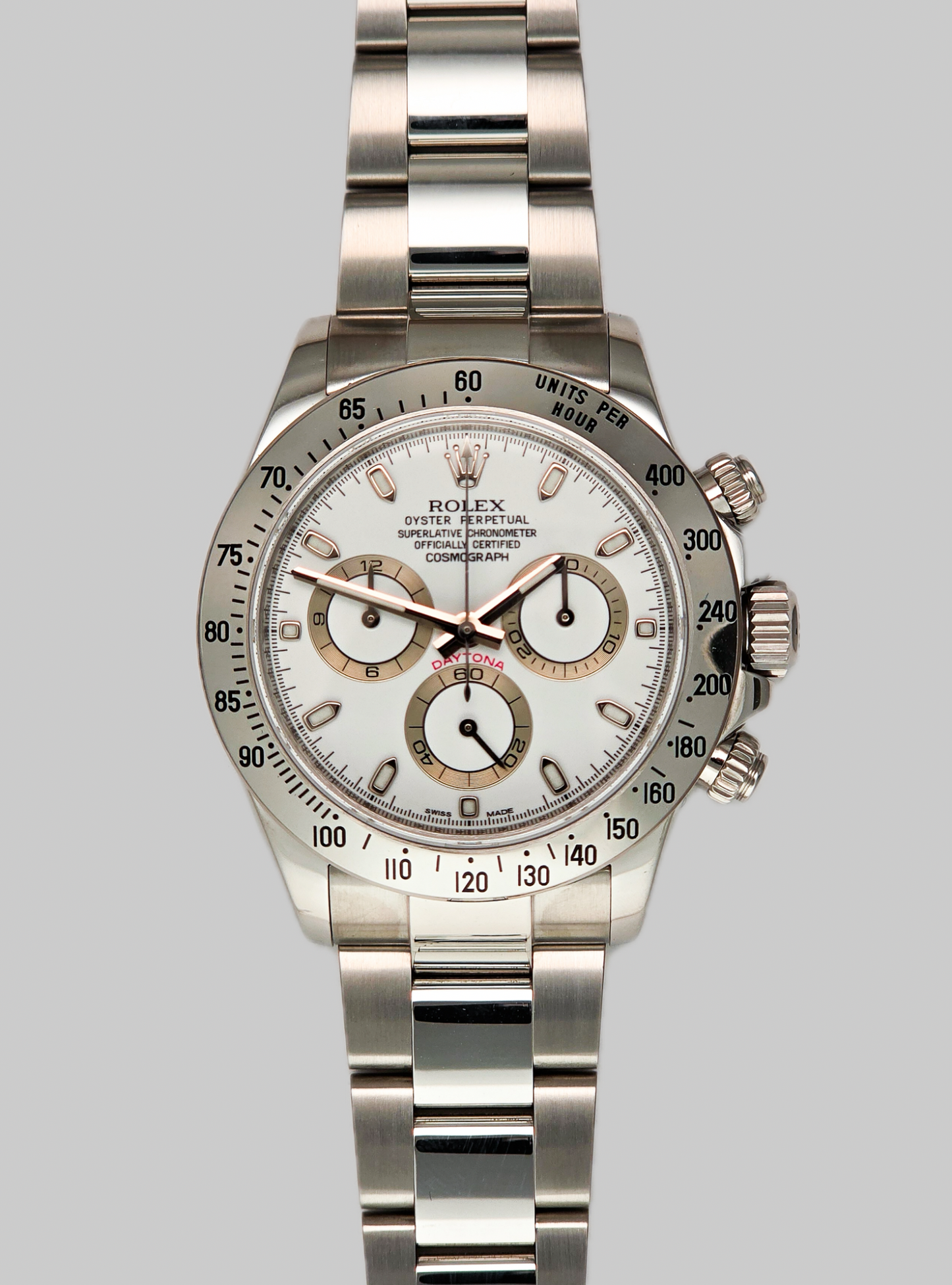 Rolex Daytona 116520 Bianco scatola e card