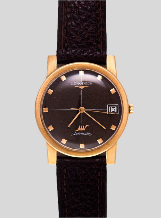 Longines Ultra-Chron oro marrone