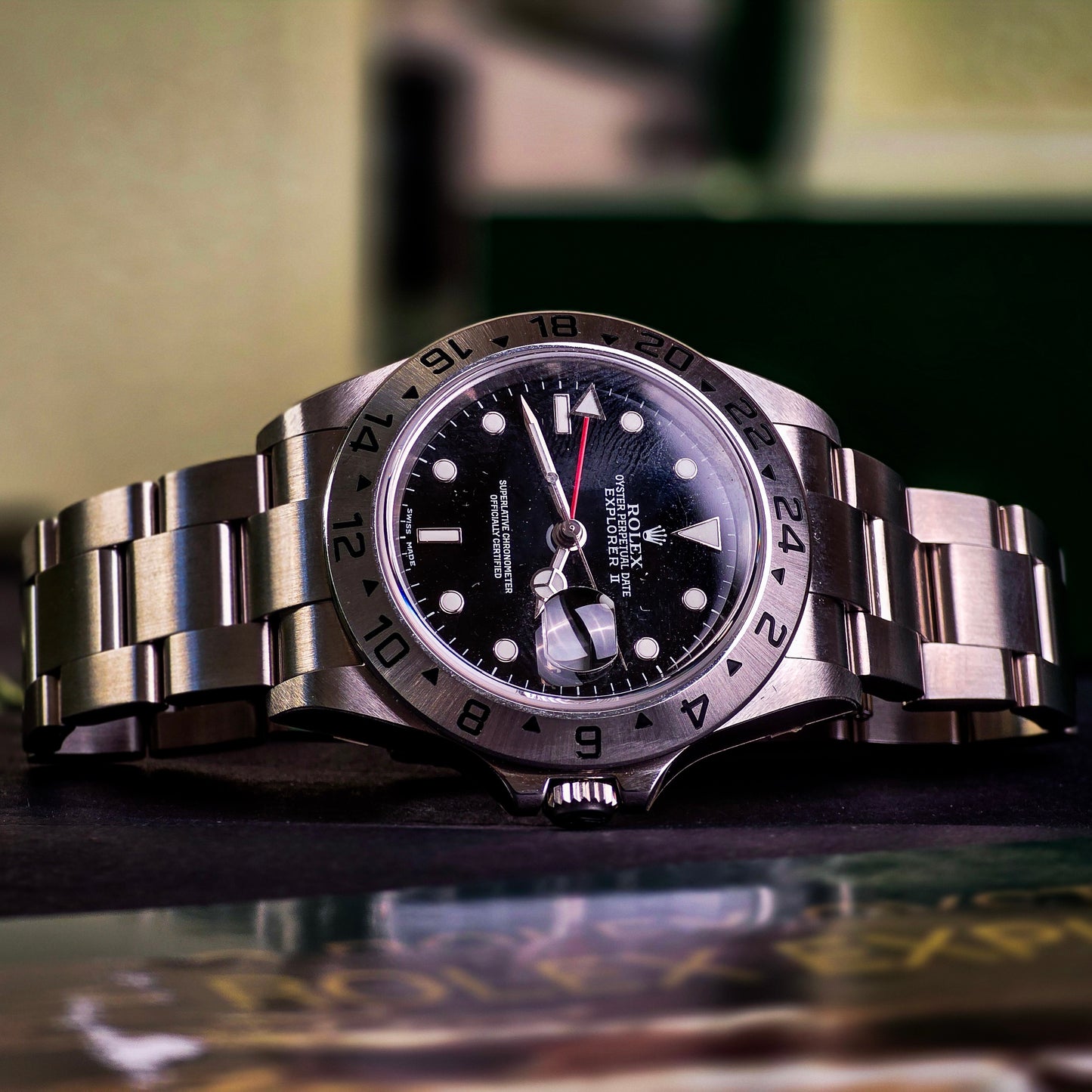 Rolex Explorer II nero b&p NOS