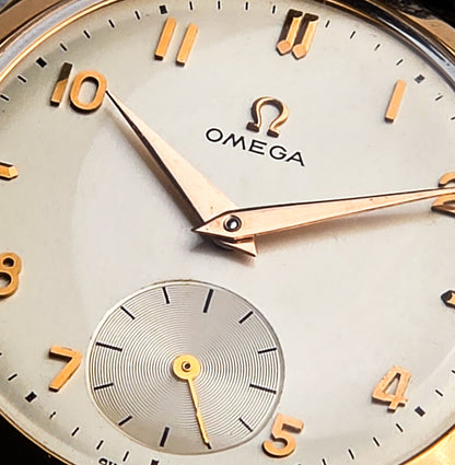Omega rose gold classic