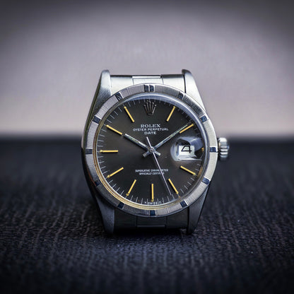 Rolex Date Engine Bezel 1501 grigio