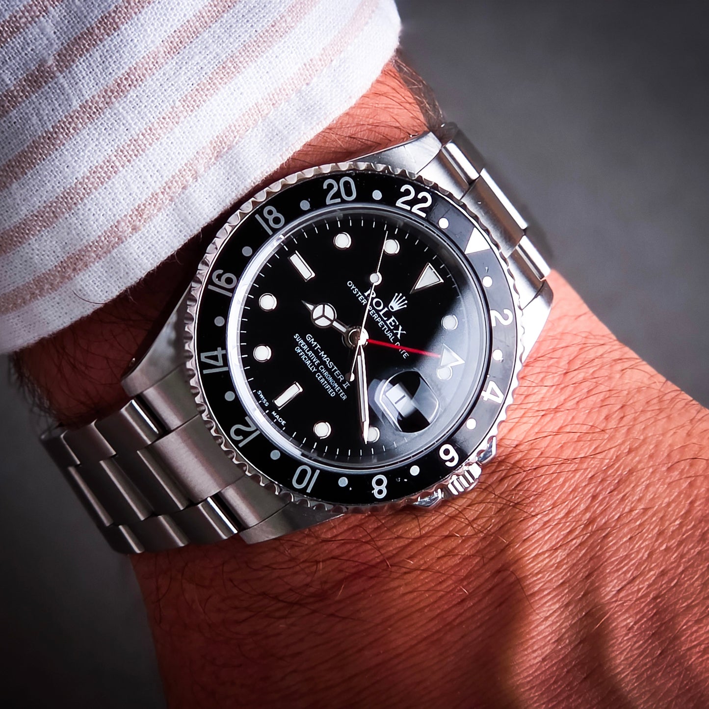 Rolex GMT Master II 16710 black Full Set