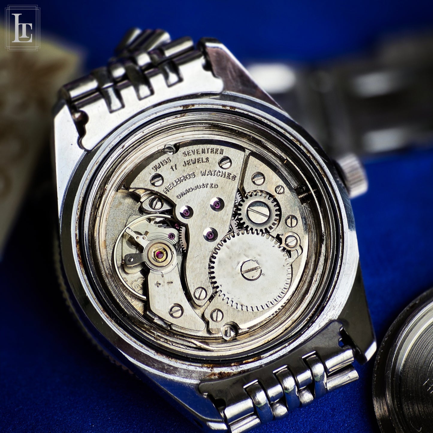 Helbros Invincible skin diver vintage b&p