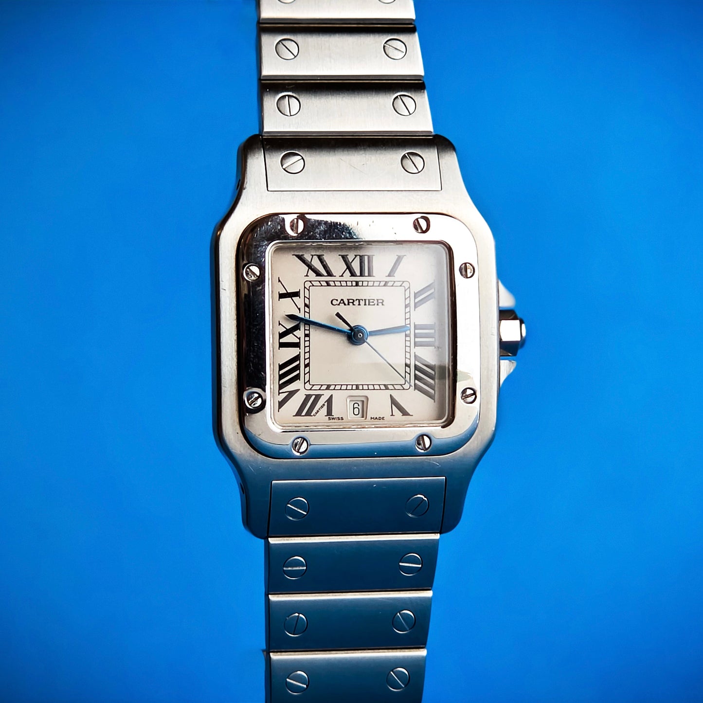 Cartier Santos Galbée Ref. 1564 Argento