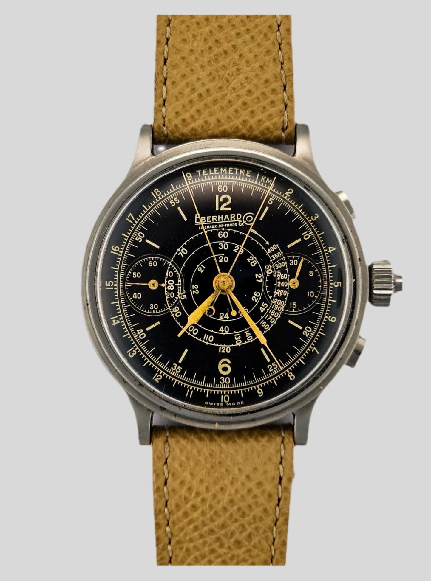 Eberhard Pre Extrafort Rattrapante Gilt