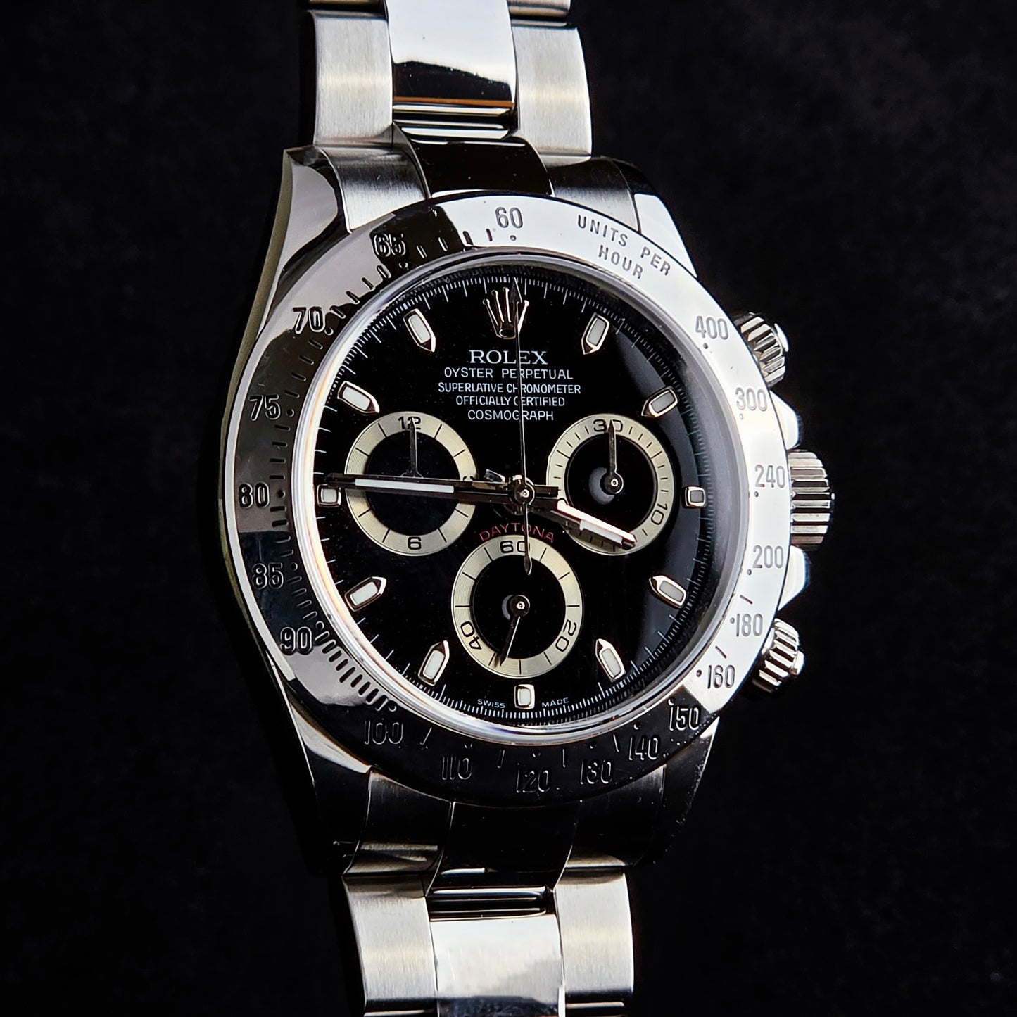 Rolex Daytona 116520 Black Card&Box