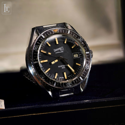 Eberhard Scafograf 300 bracciale e scatola 