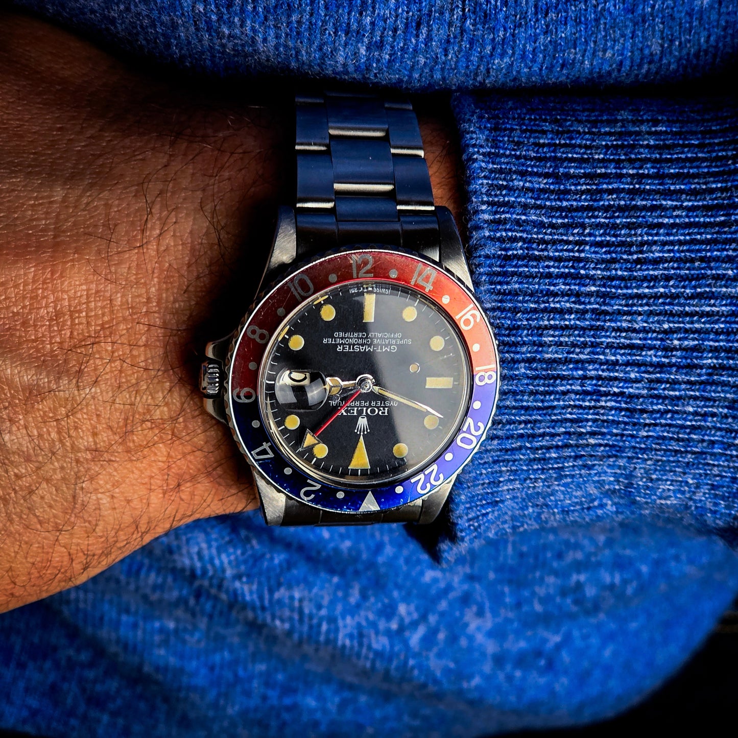 Rolex GMT Master 16750 Pepsi b&p