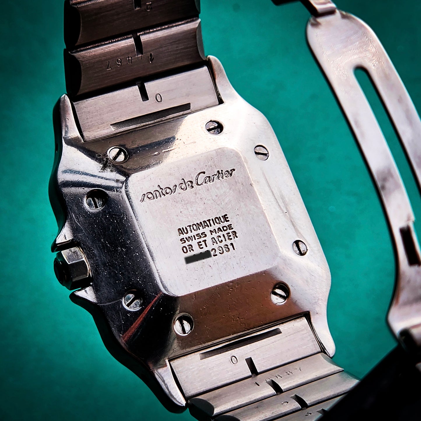 Cartier Santos 2961 automatico Carré