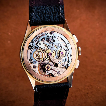 Omega 320 chronograph rose gold 18k