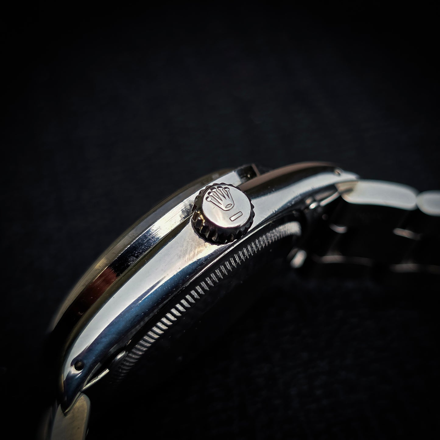 Rolex Date Engine Bezel 1501 grigio
