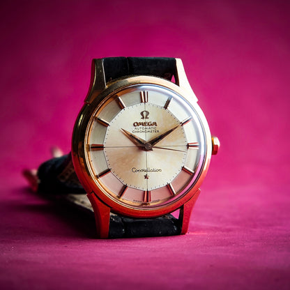 Omega Constellation Piepan 18k rg