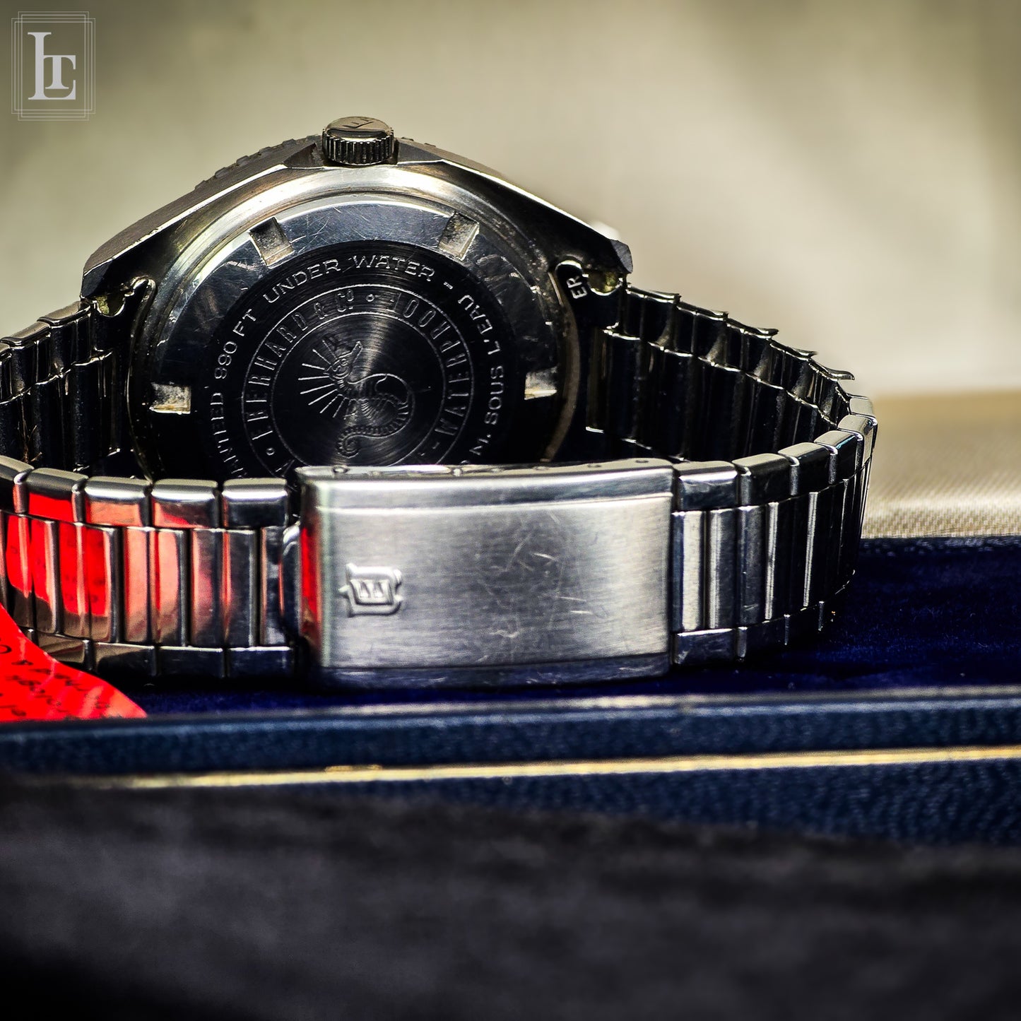 Eberhard Scafograf 300 bracciale e scatola 