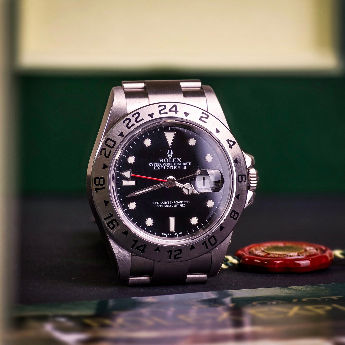 Rolex Explorer II nero b&p NOS