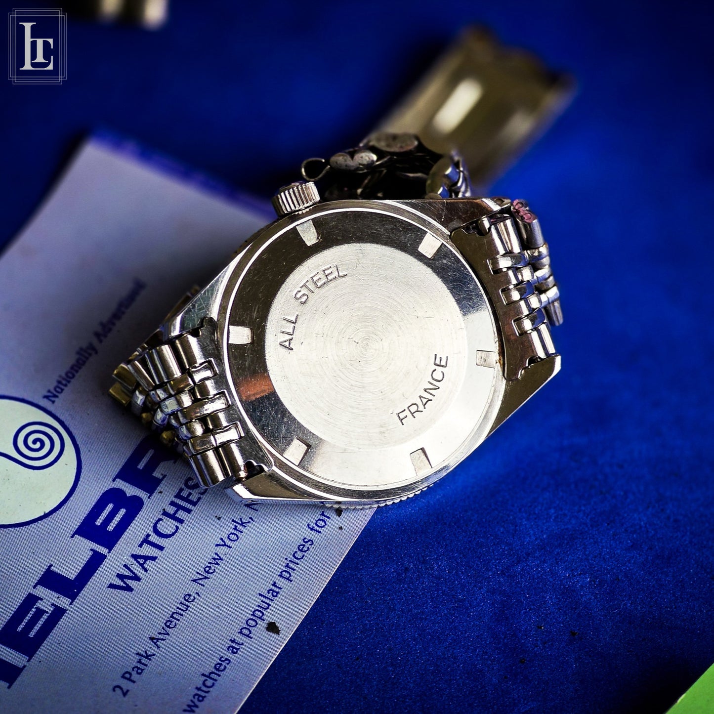Helbros Invincible skin diver vintage b&p