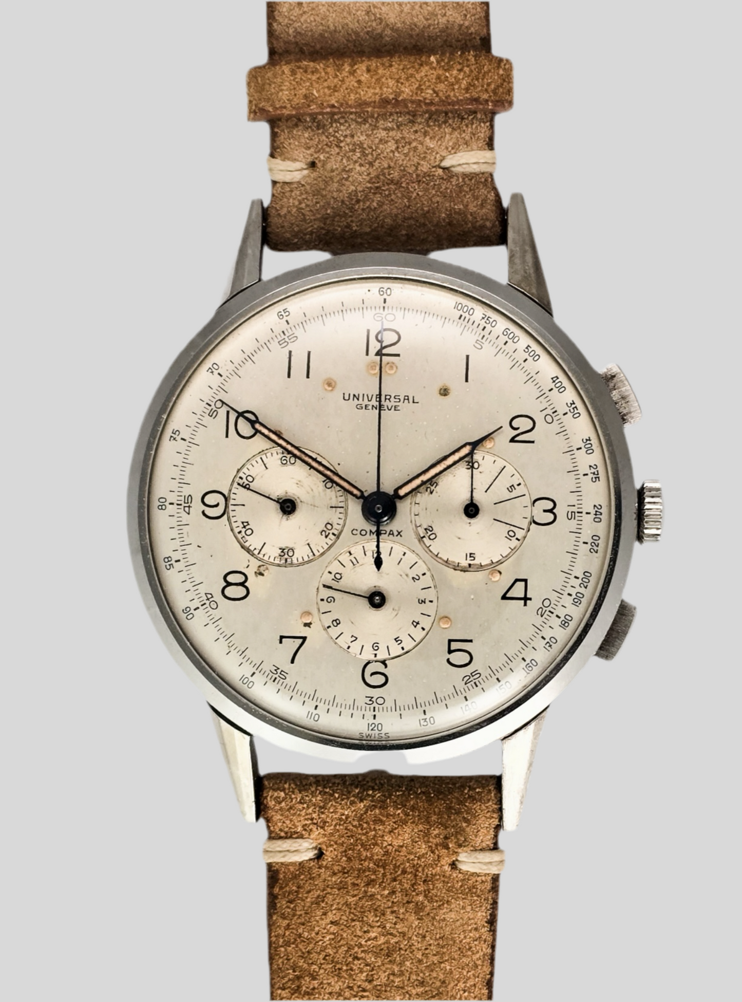 Universal Geneve "Universalone" chronograph radium