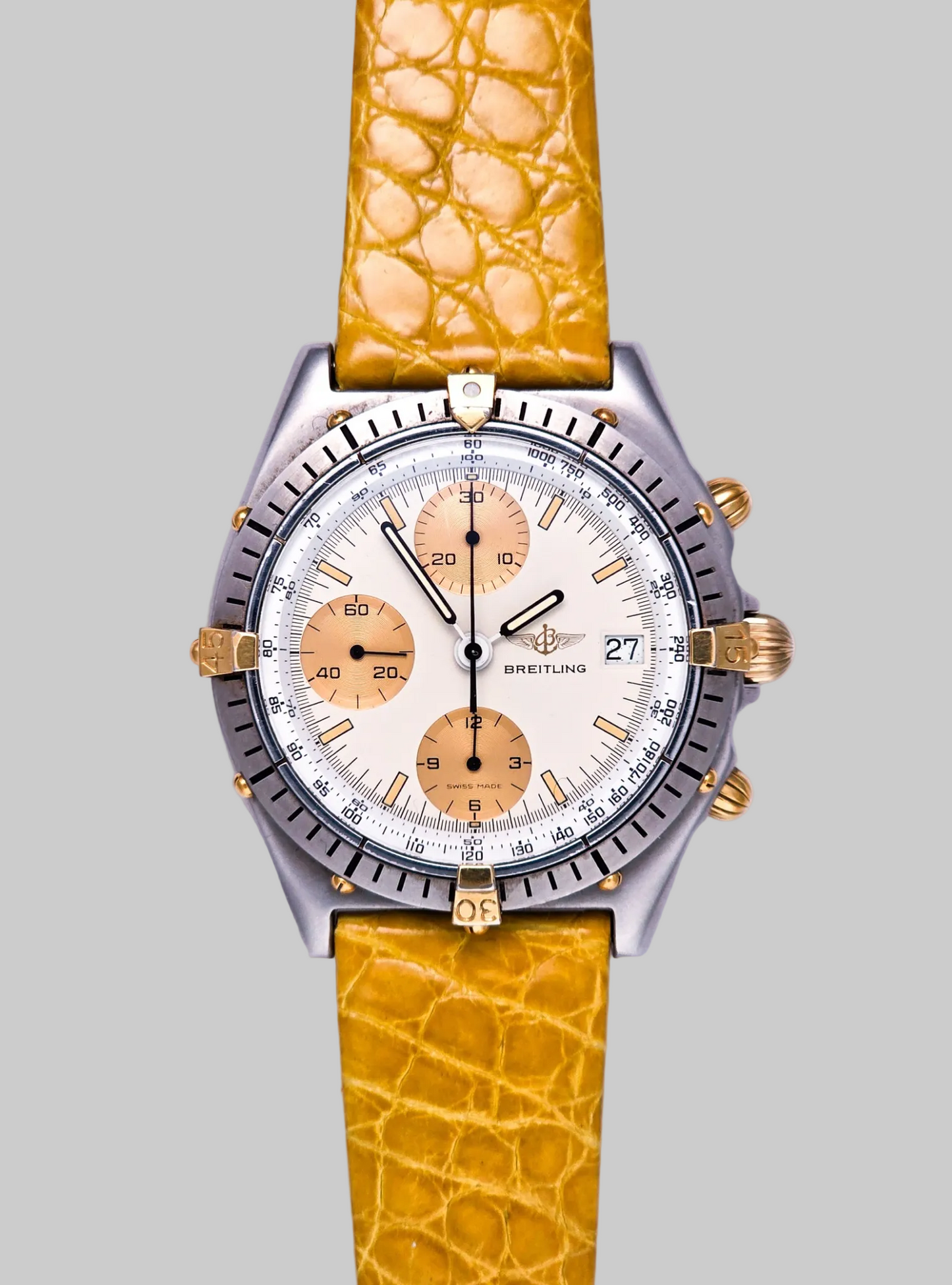 Breitling Chronomat gold subdials