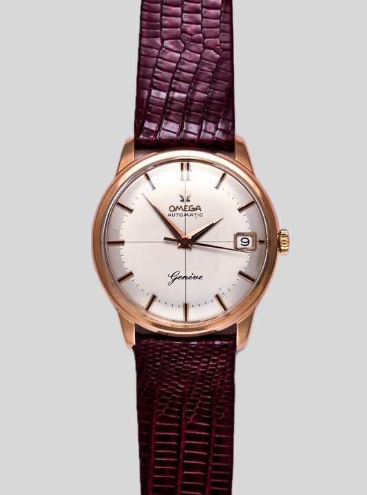 Omega Genève pink gold