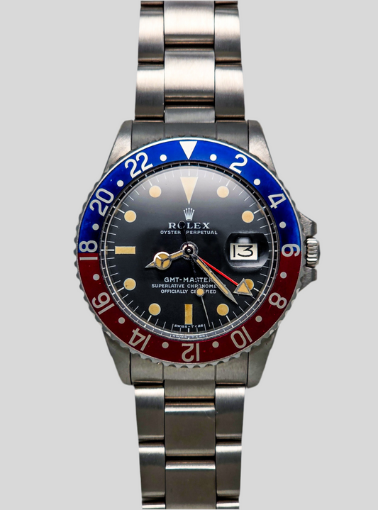 Rolex GMT Master 1675 MK2 b&p 1977