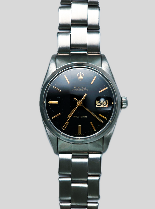 Rolex Oysterdate Precision black