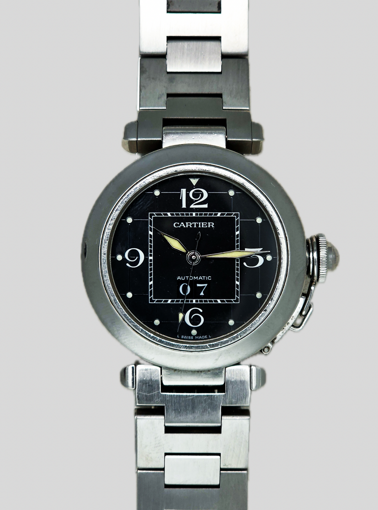 Cartier Pasha Ref. 2475 Gran Data black
