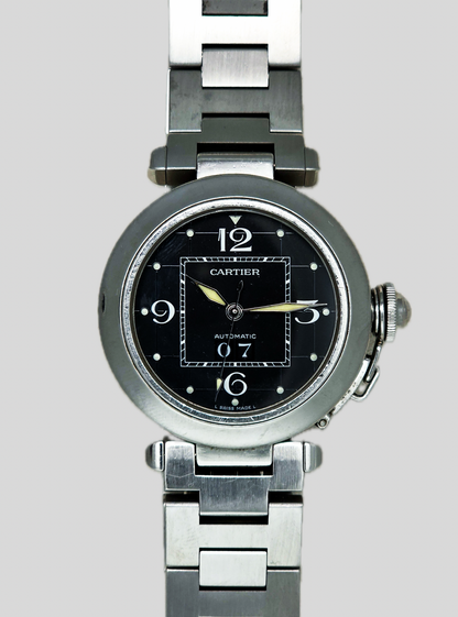 Cartier Pasha Ref. 2475 Gran Data black