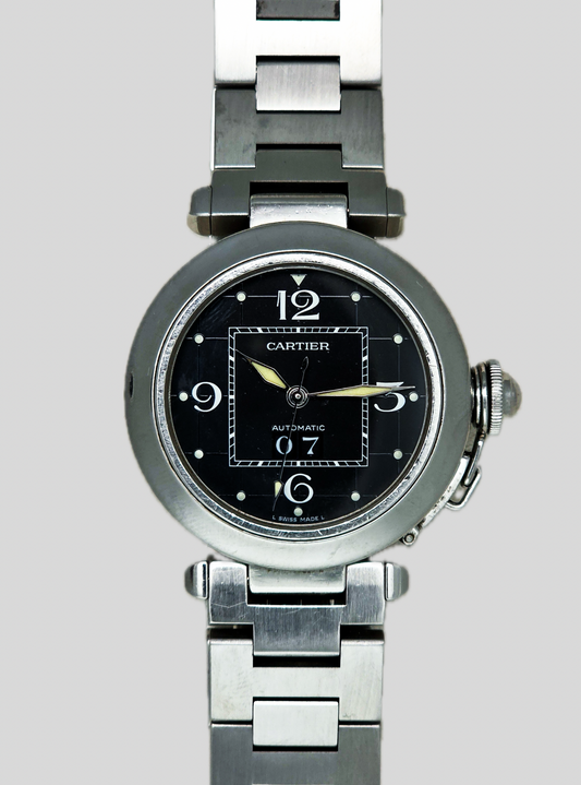 Cartier Pasha Ref. 2475 Gran Data black
