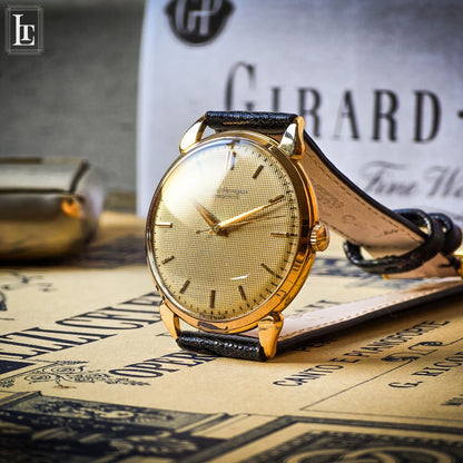 Girard Perregaux rose gold honeycomb