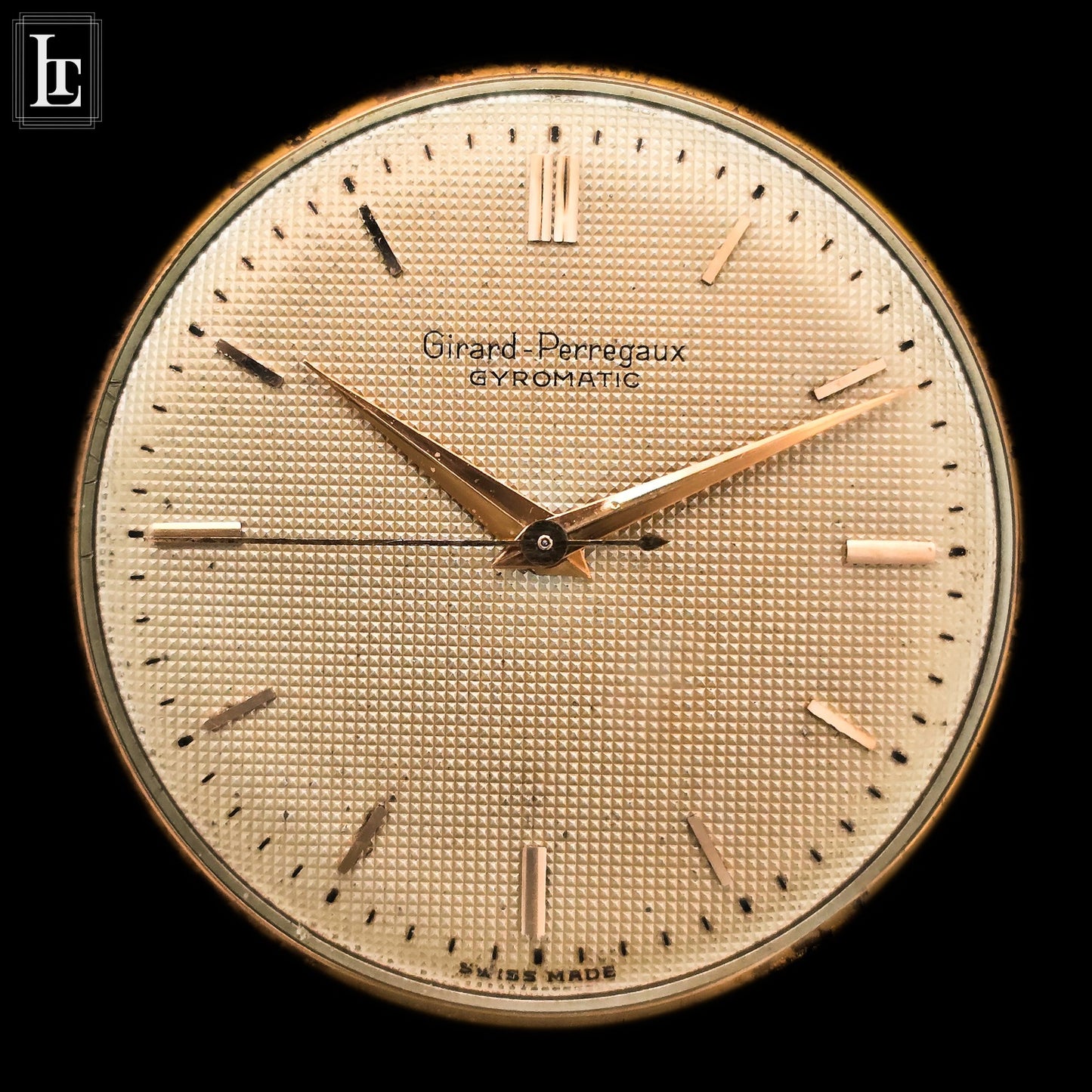 Girard Perregaux rose gold honeycomb