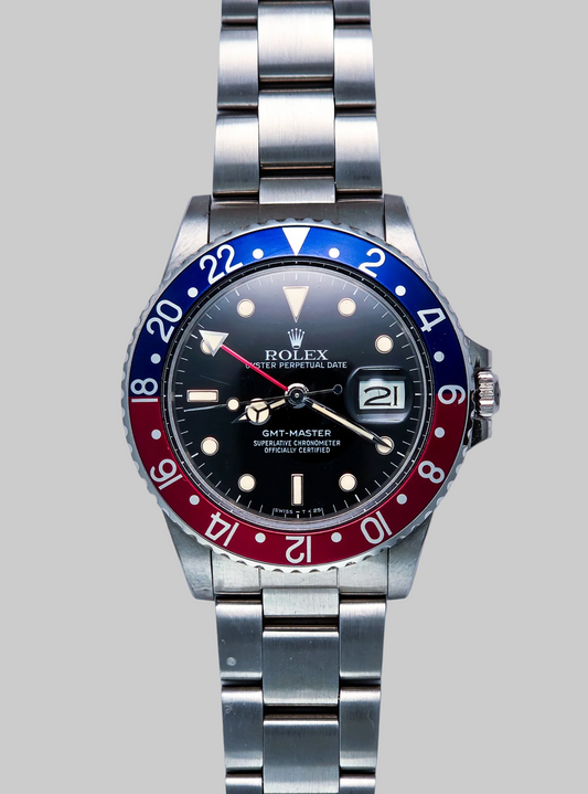 Rolex GMT Master 16750 Pepsi Full Set