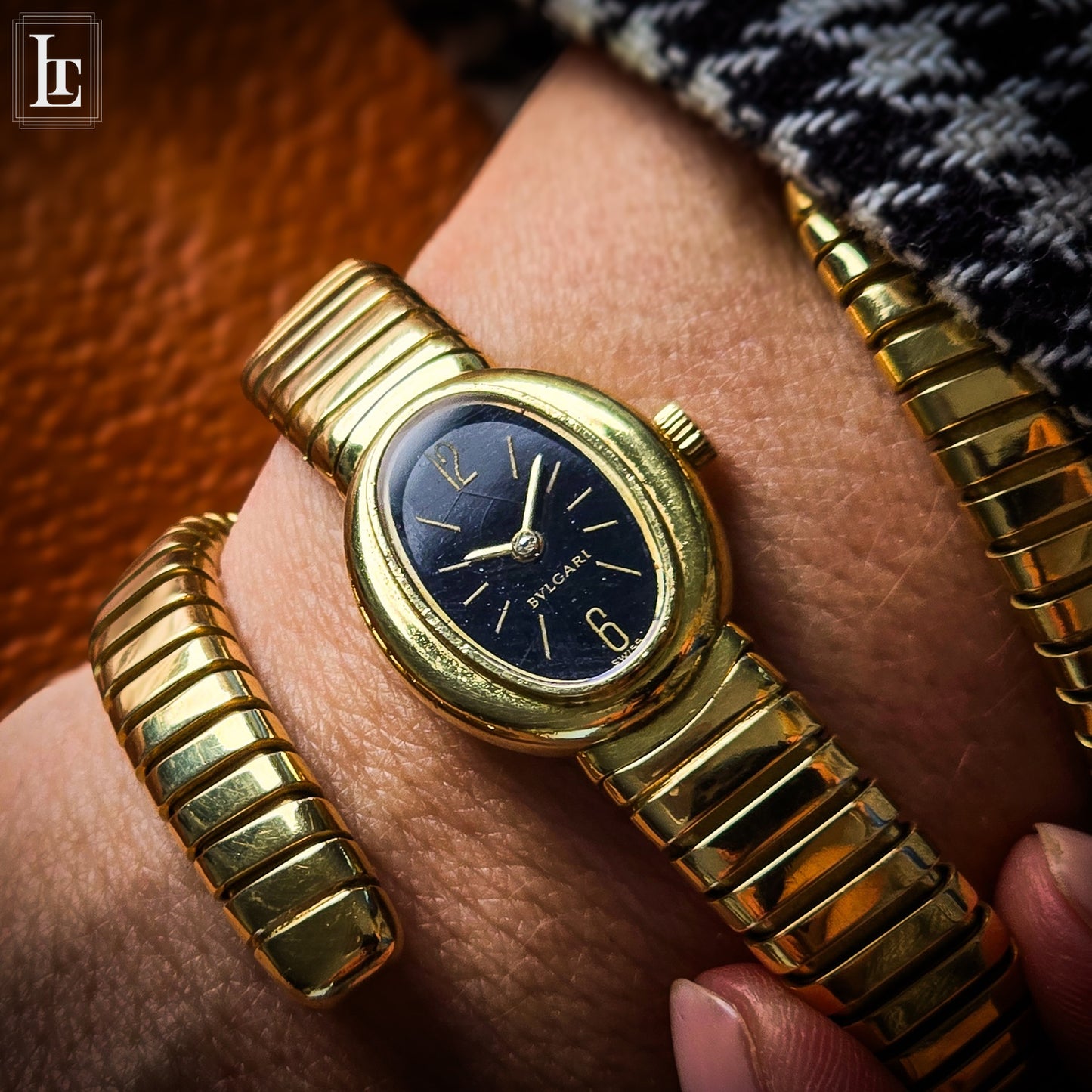 Bvlgari Tubogas gold vintage