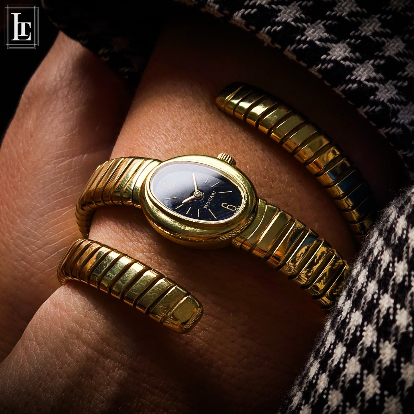 Bvlgari Tubogas gold vintage