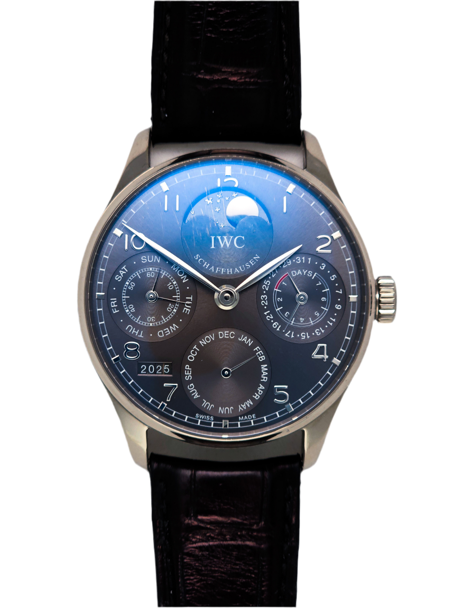 IWC Portoghese Calendario Perpetuo oro b&p IW502218