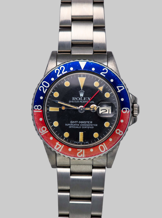 Rolex GMT Master 16750 Pepsi b&p