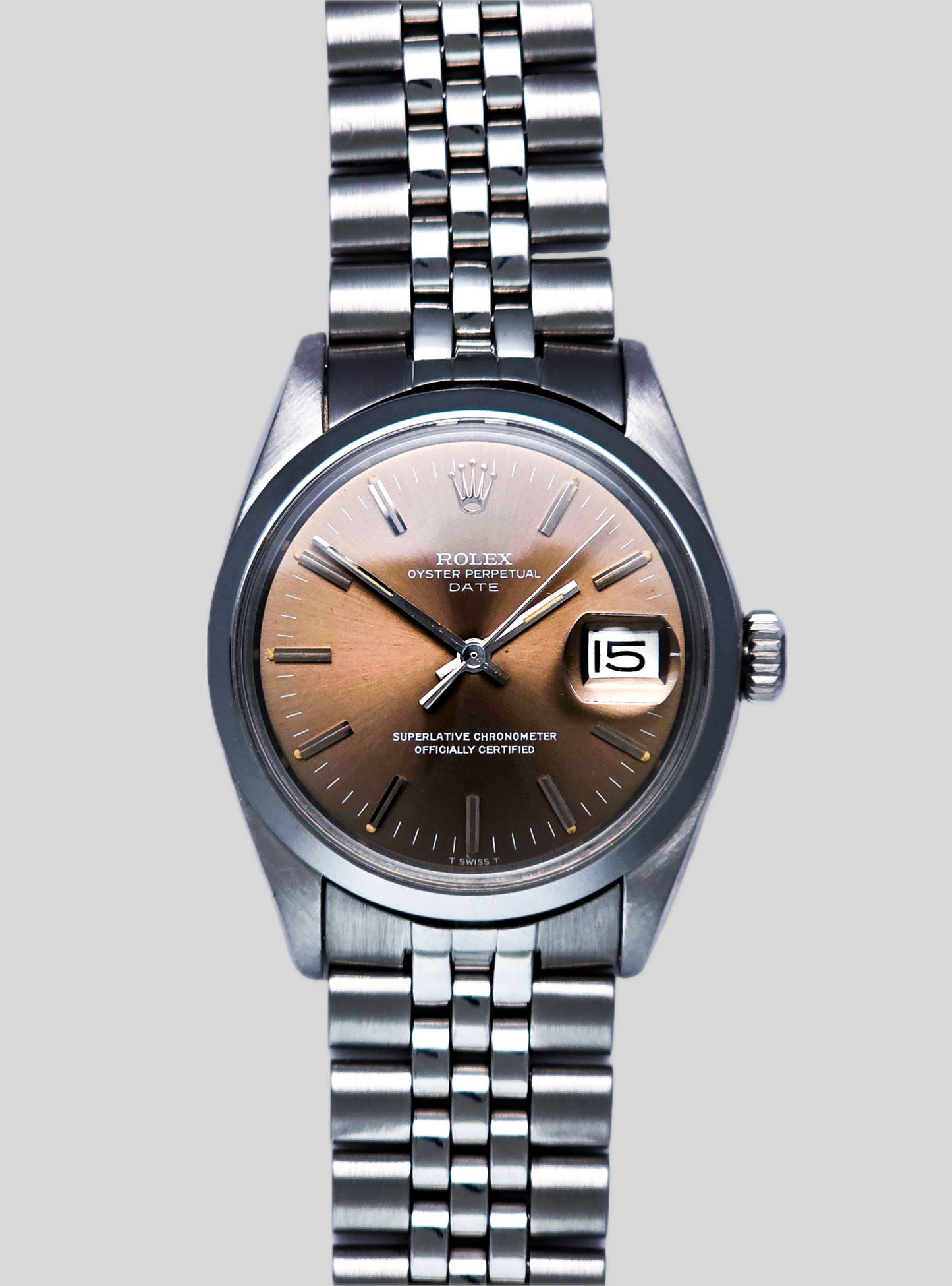 Rolex Date ref.1500 caramel dial