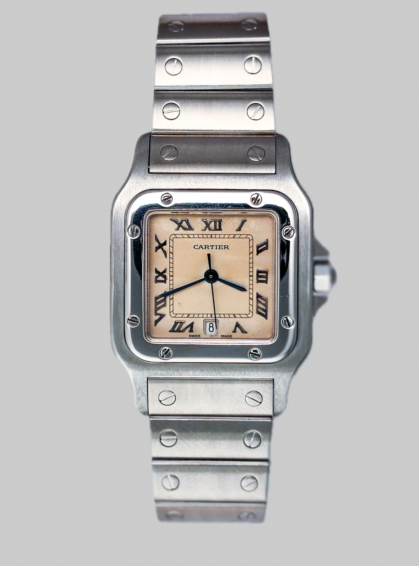 Cartier Santos Galbée Ref. 1564 cream