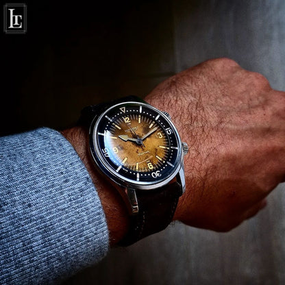 Longines diver 2 crowns brown