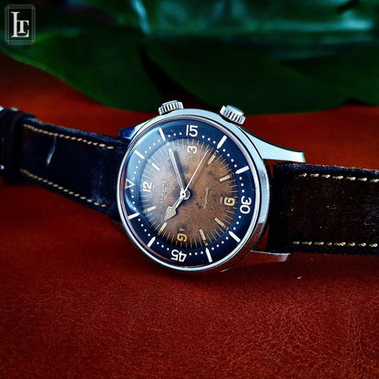 Longines diver 2 corone marrone