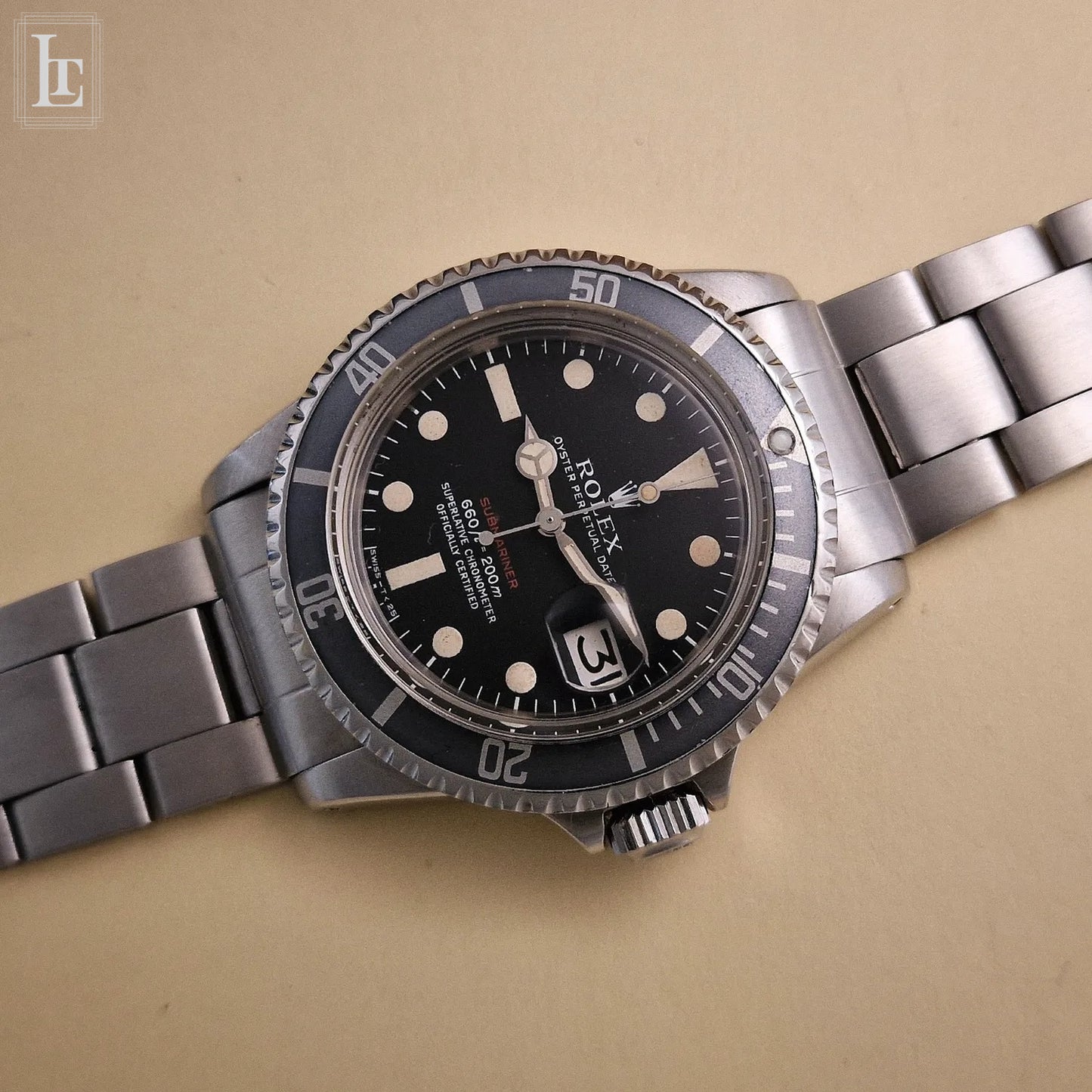 Rolex Submariner 1680 red writing