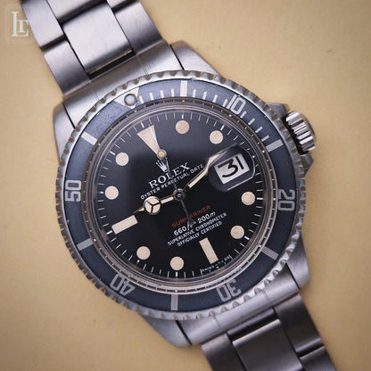 Rolex Submariner 1680 red writing