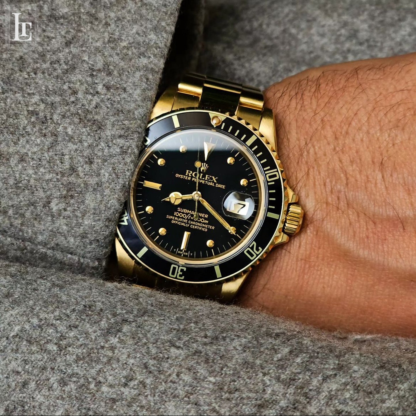 Rolex Full Gold Submariner Nipple 16808