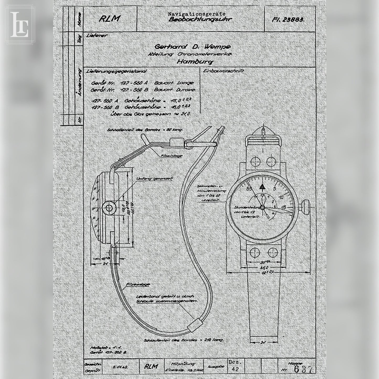 Laco B-Uhr "Luftwaffe"