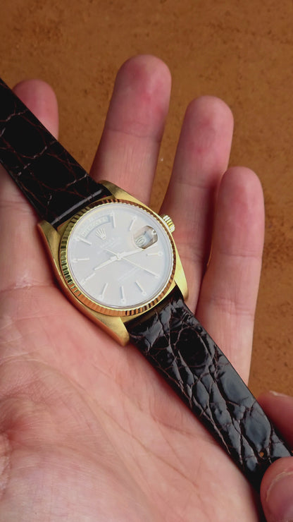 Rolex Day-Date 18038 brown