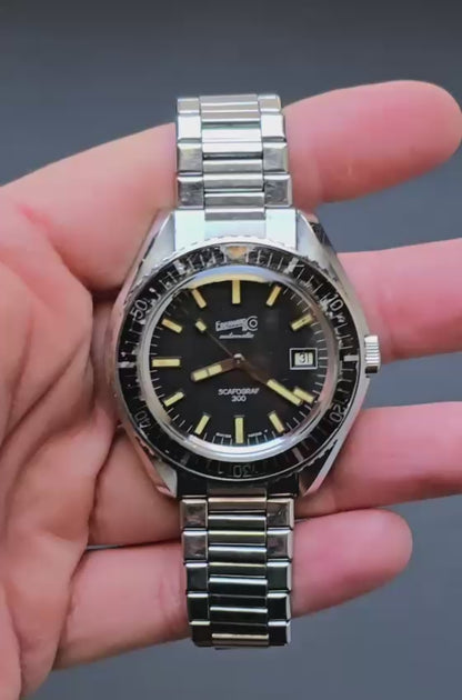 Eberhard Scafograf 300 bracciale e scatola 
