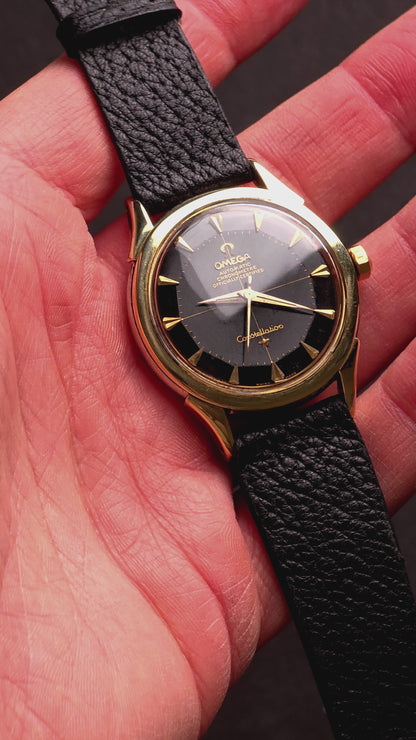 Omega Constellation nero gilt 