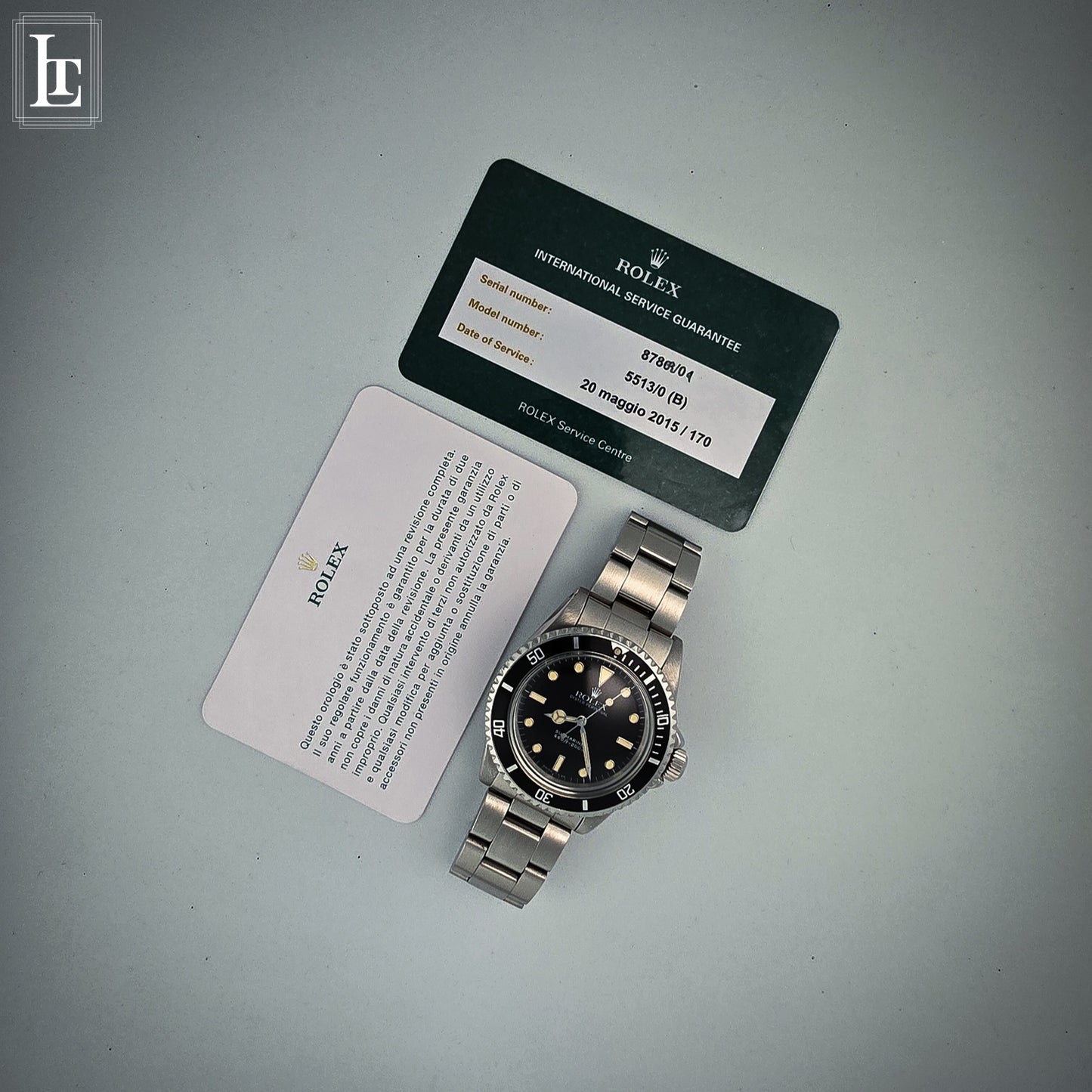 Rolex Submariner 5513 "Bicchierini"